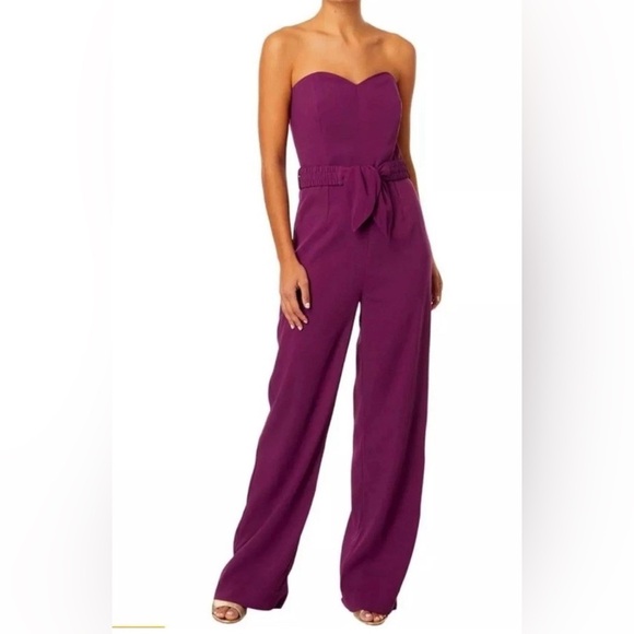 Lilly Pulitzer Rosalie Strapless Jumpsuit Amarena Cherry Pink Size 4
NWT - Picture 1 of 2